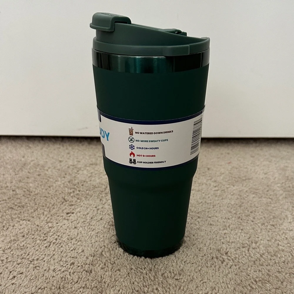 FrostBuddy To-Go Insulated Travel Tumbler - Dark Green - Picture 2 of 7